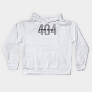 Error 404 Costume Not Found - Funny Halloween Outfit Kids Hoodie